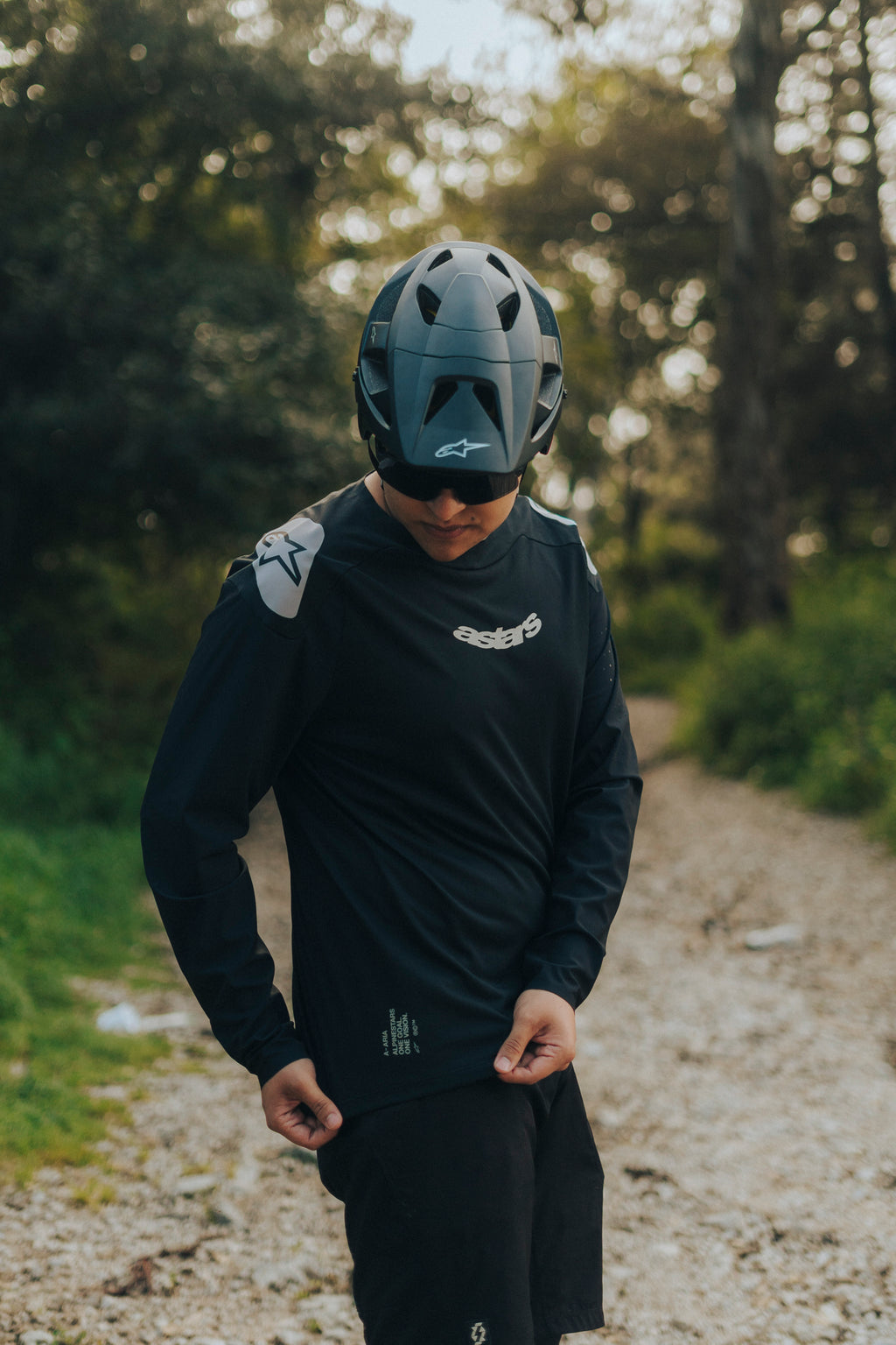 Jersey A-Aria Polartec Elite Negro - Manga Larga