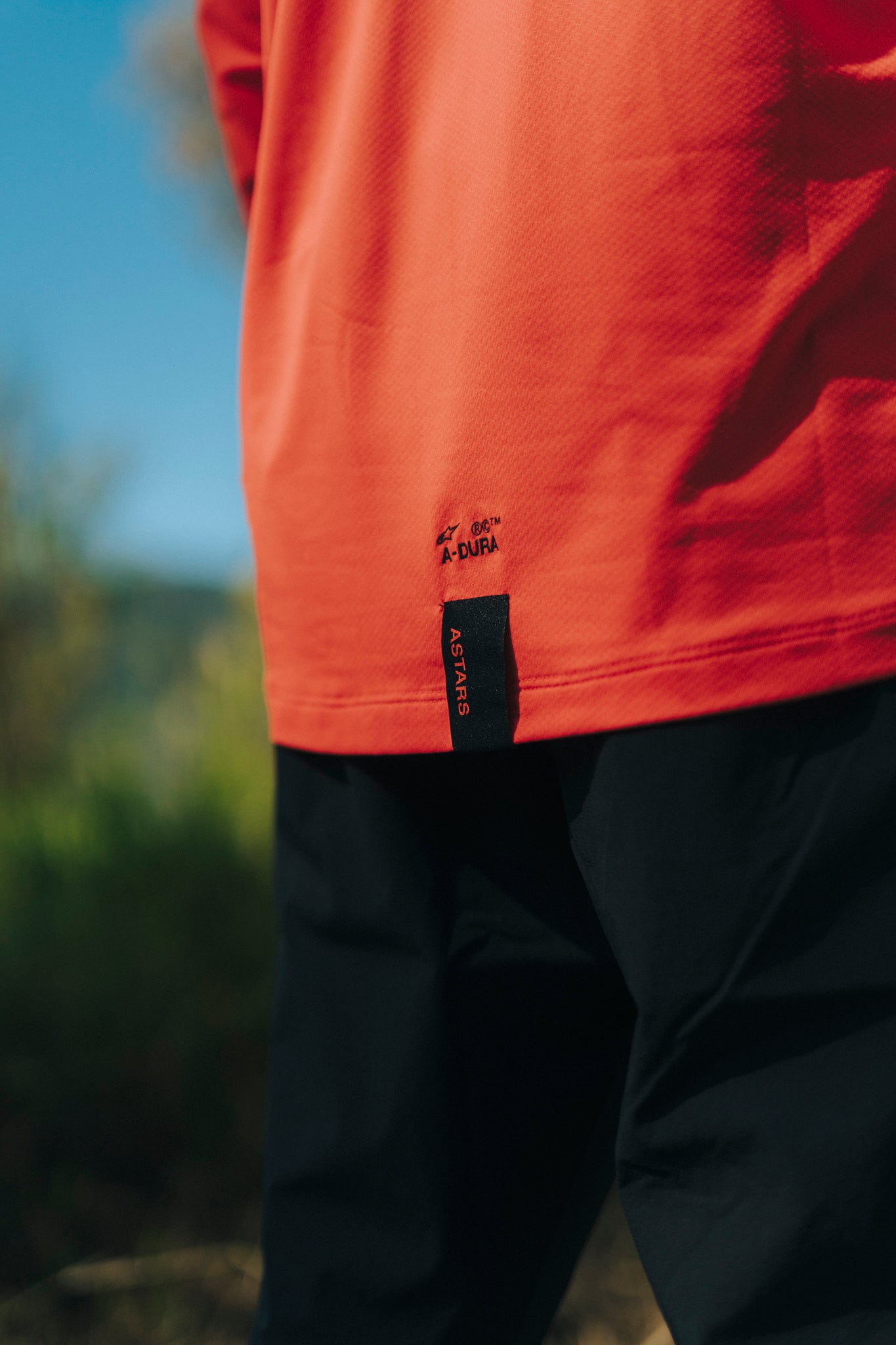 Jersey A-Dura  alpinestars Insert Astar Naranja Picante