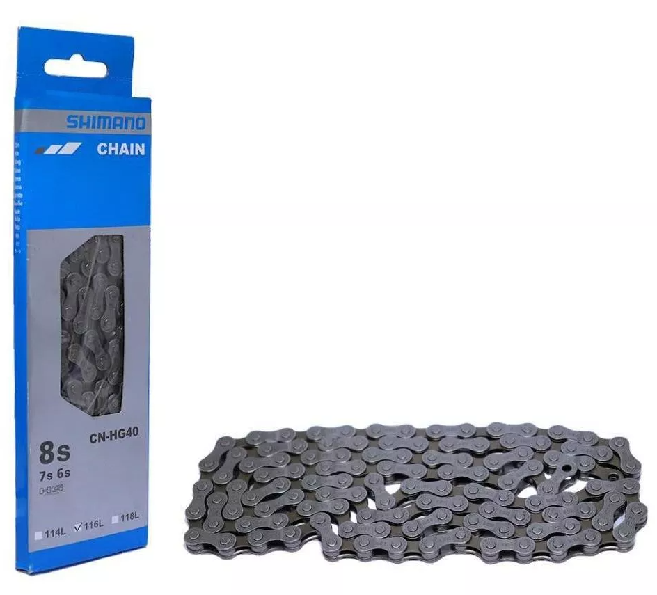 CADENA SHIMANO HG40 PARA 8,7 Y 6 VEL 116L