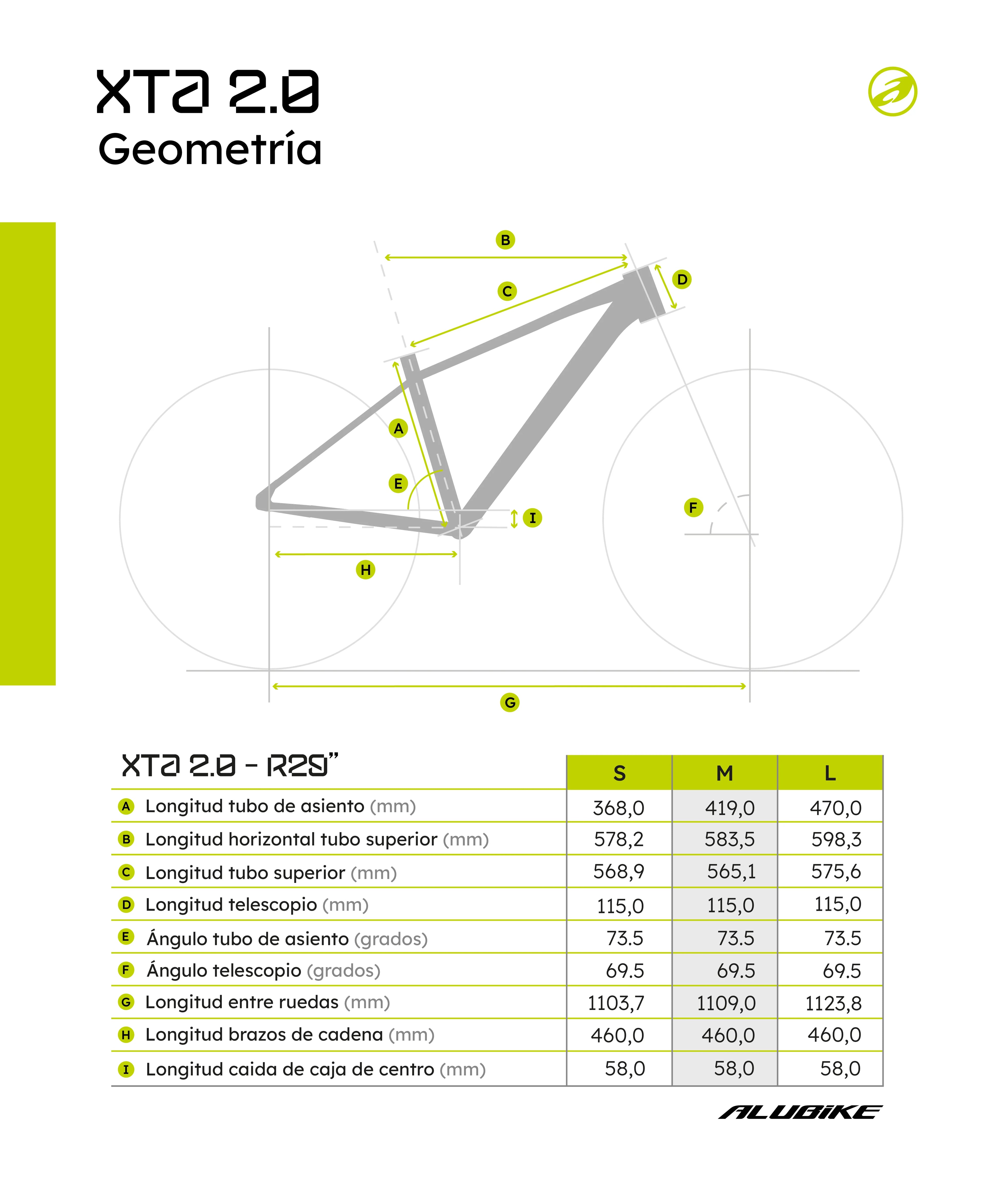 BICICLETA ALUBIKE XTA 2.0 2026 ROJA